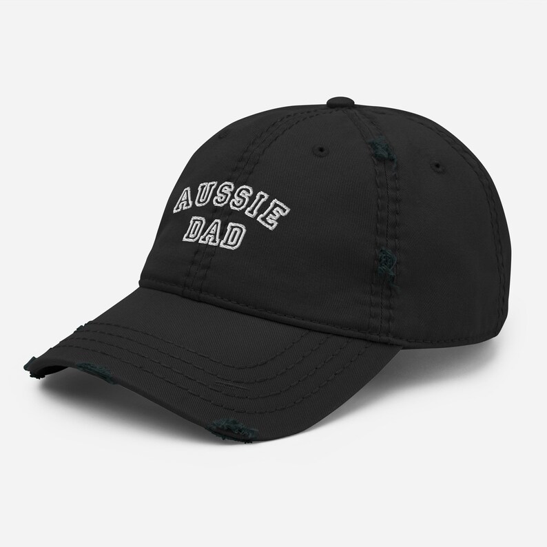 Aussie Dad Aussie mom Distressed Hat
