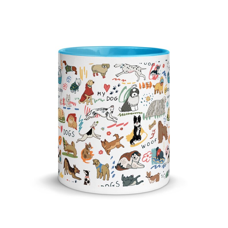 Cute dog mug