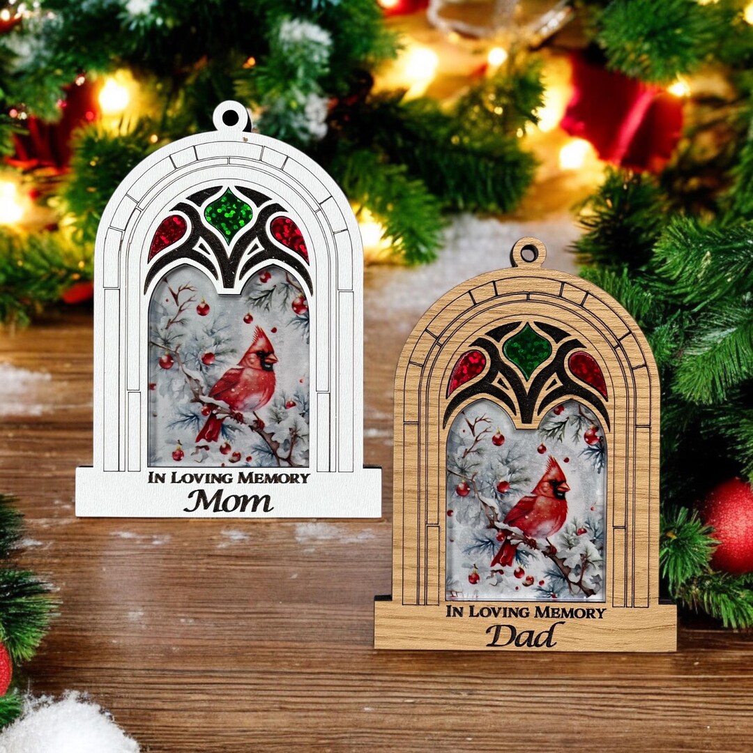 Cardinal Memorial Ornament/ in Loving Memory/ Cardinal Ornament ...