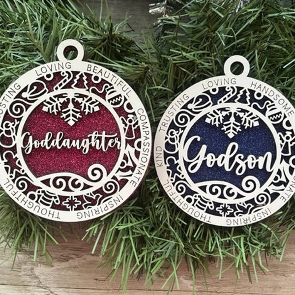 Godson Ornament Etsy