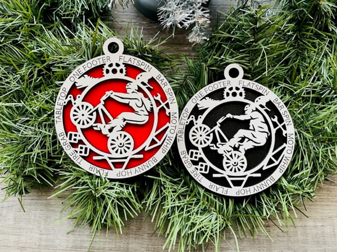 Bmx Christmas Ornament 