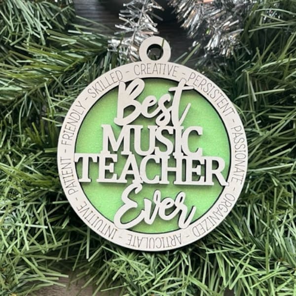 Teacher Ornament Etsy