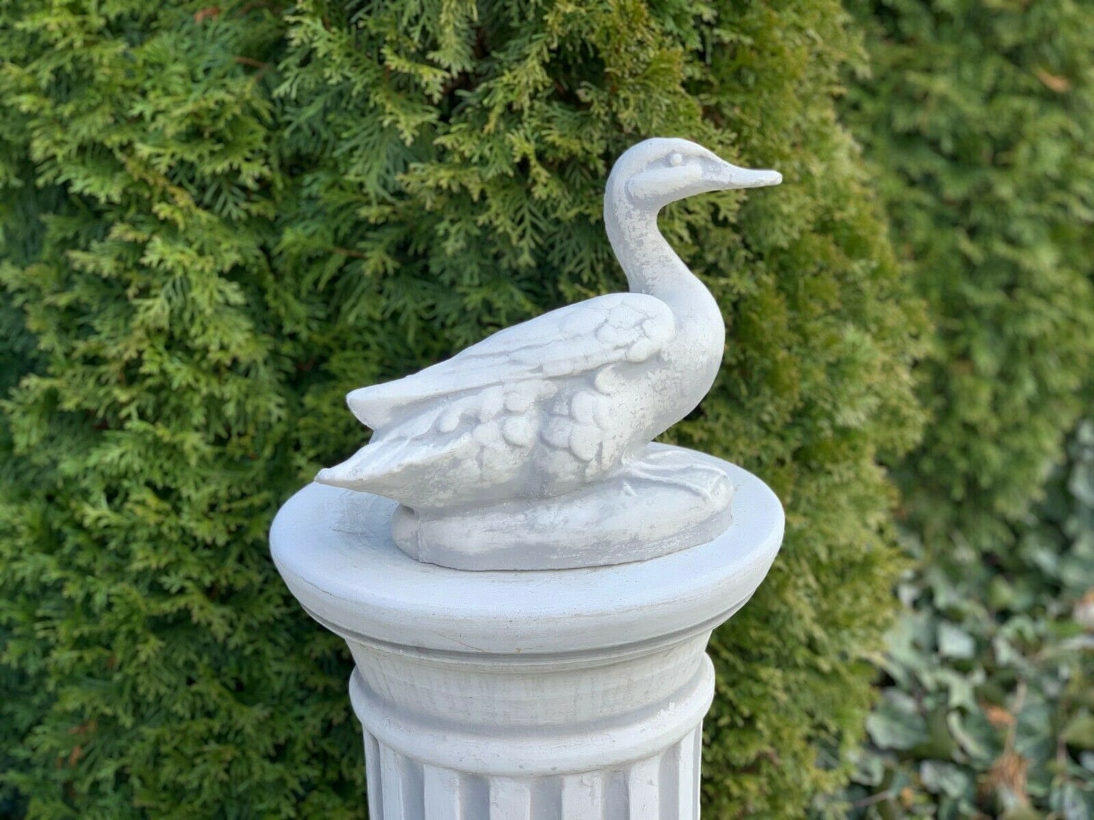 Concrete Duck Duck Statue Ducks Duck Ornament Duck Yard Etsy UK
