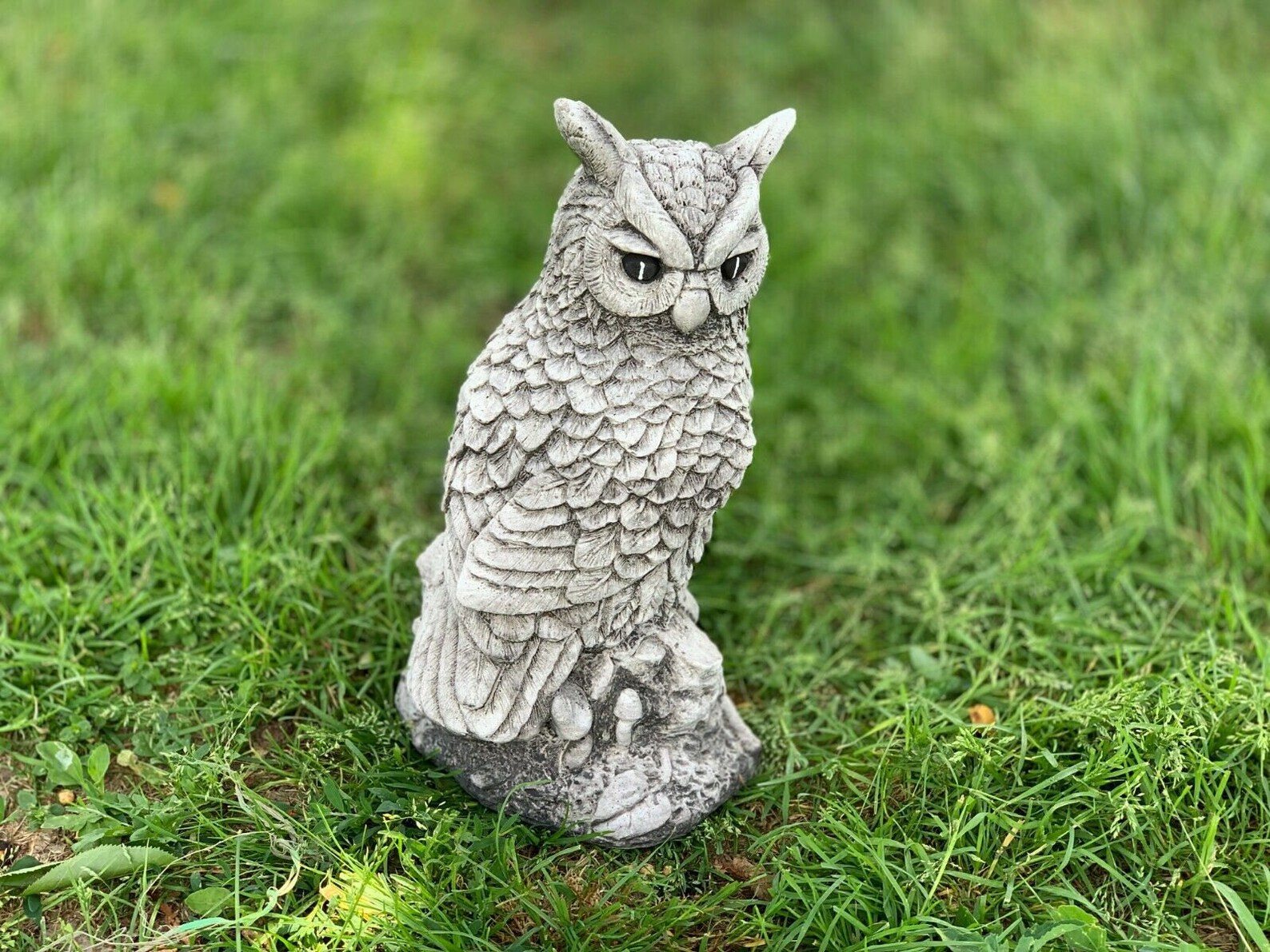 Rockible Messing Eule Statue - Feng Shui Schreibtisch Deko Für Garten & Wohnung