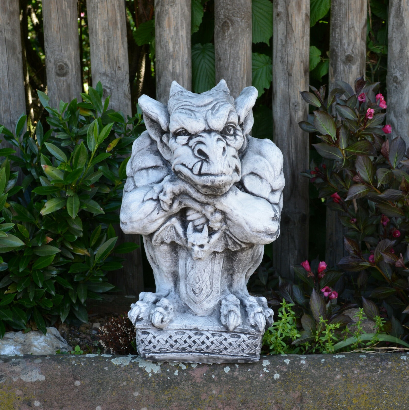 Stone Gargoyle Statue Gargoyle Figurine Guardian Gargoyle Etsy
