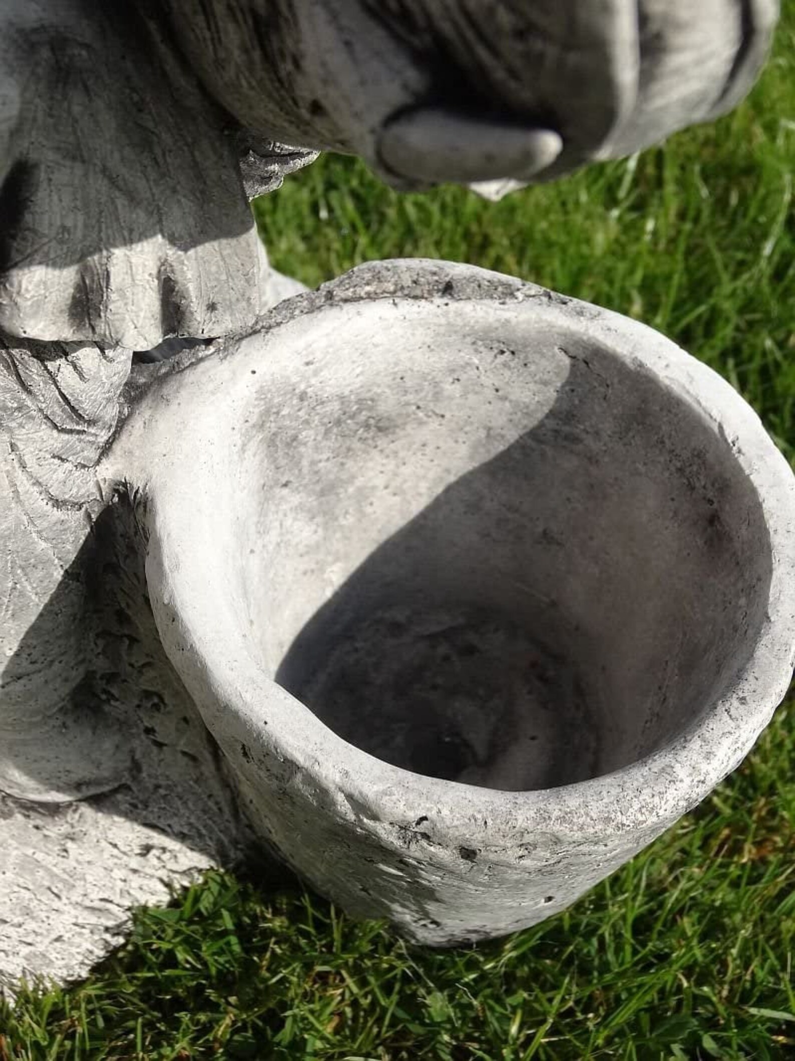 Elephant Statue Concrete Elephant With Plant Pot Outdoor Etsy