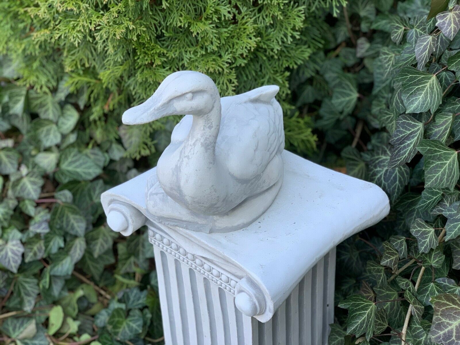 Concrete Duck Duck Statue Ducks Duck Ornament Duck Yard Etsy
