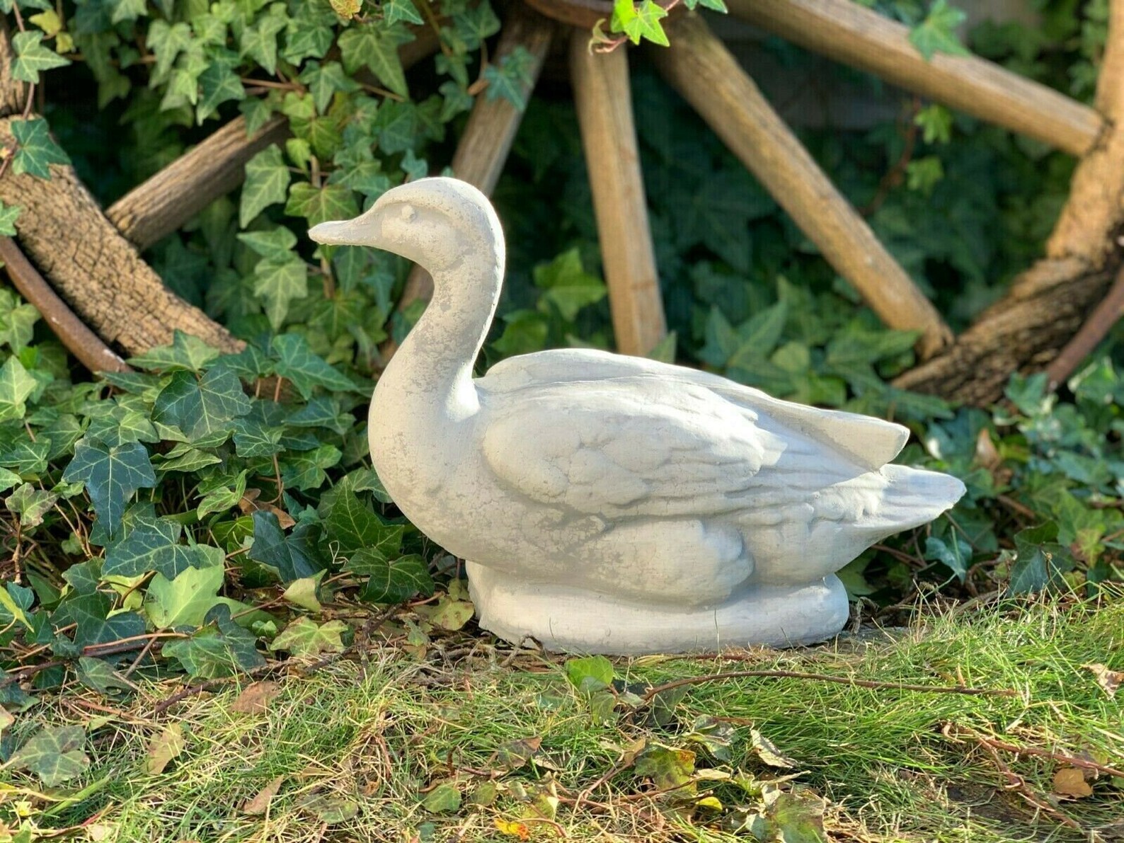 Concrete Duck Duck Statue Ducks Duck Ornament Duck Yard Etsy UK