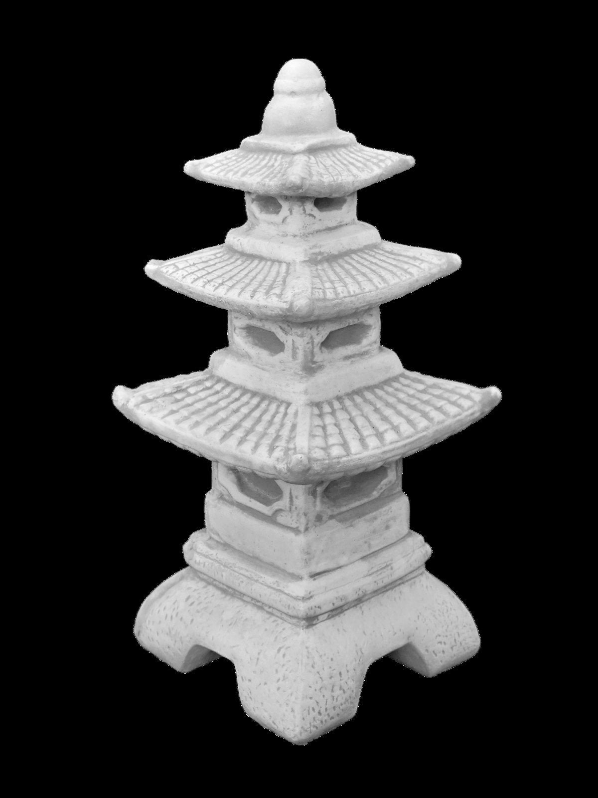 Stone Japanese Pagoda Statue Japanese Lantern Yard Etsy