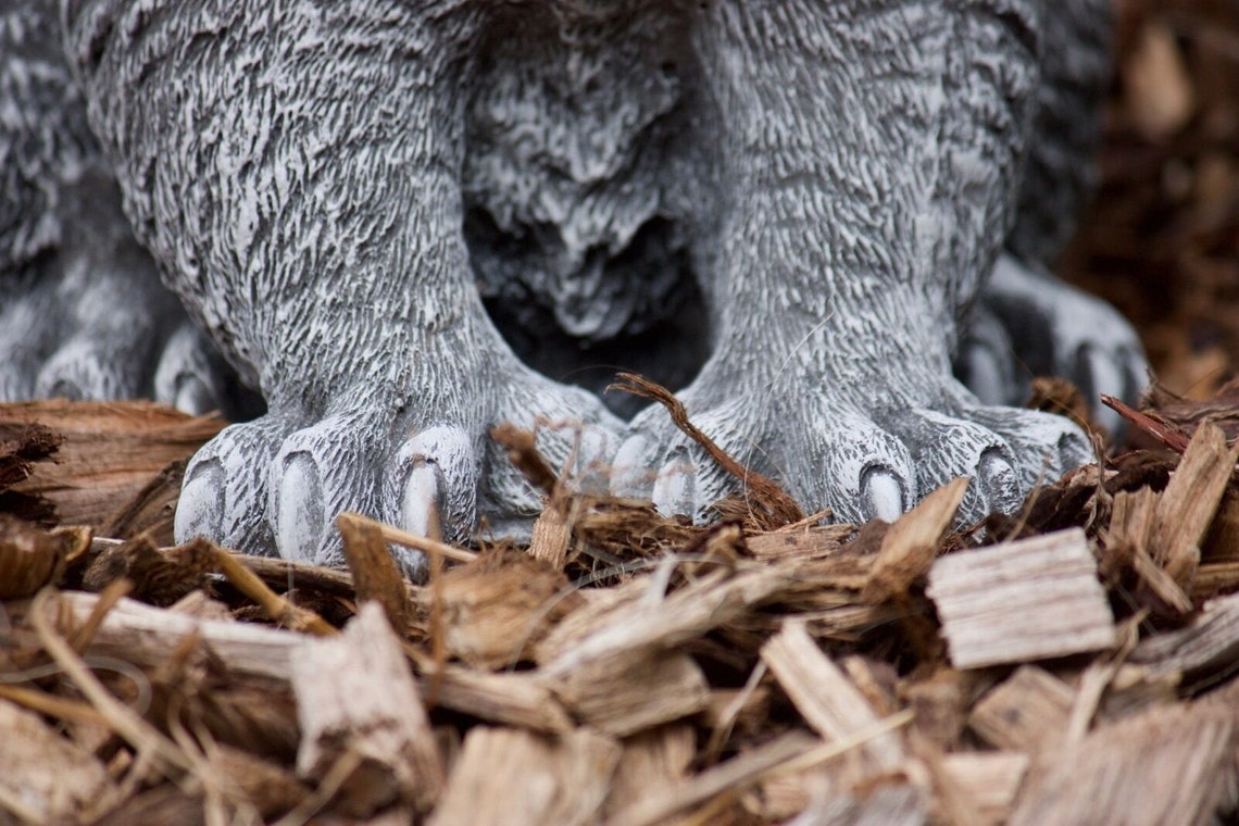 Koala Stone Statue Koala Bear Concrete Sculpture Baby Koala Etsy