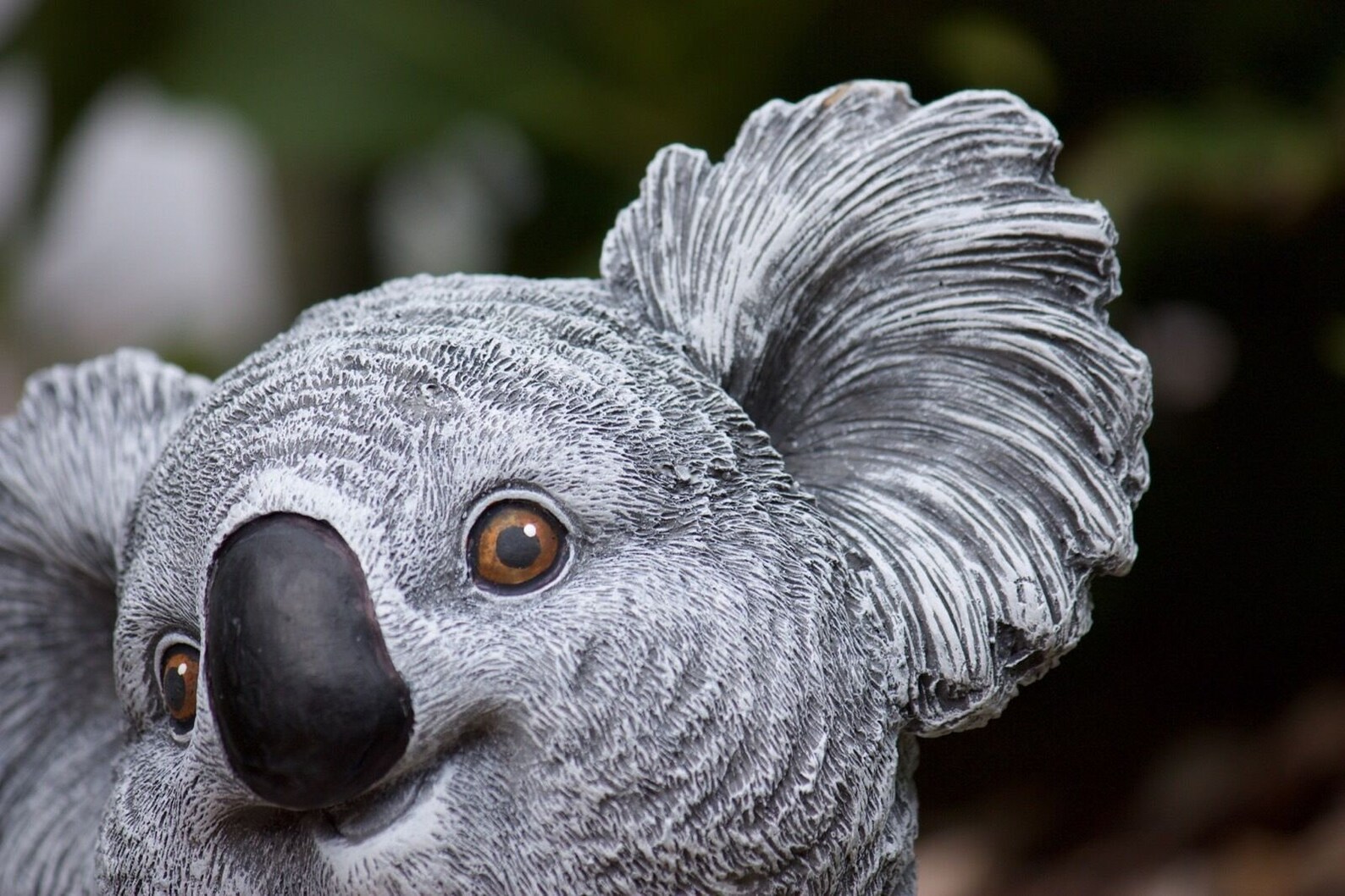 Koala Stone Statue Koala Bear Concrete Sculpture Baby Koala Etsy