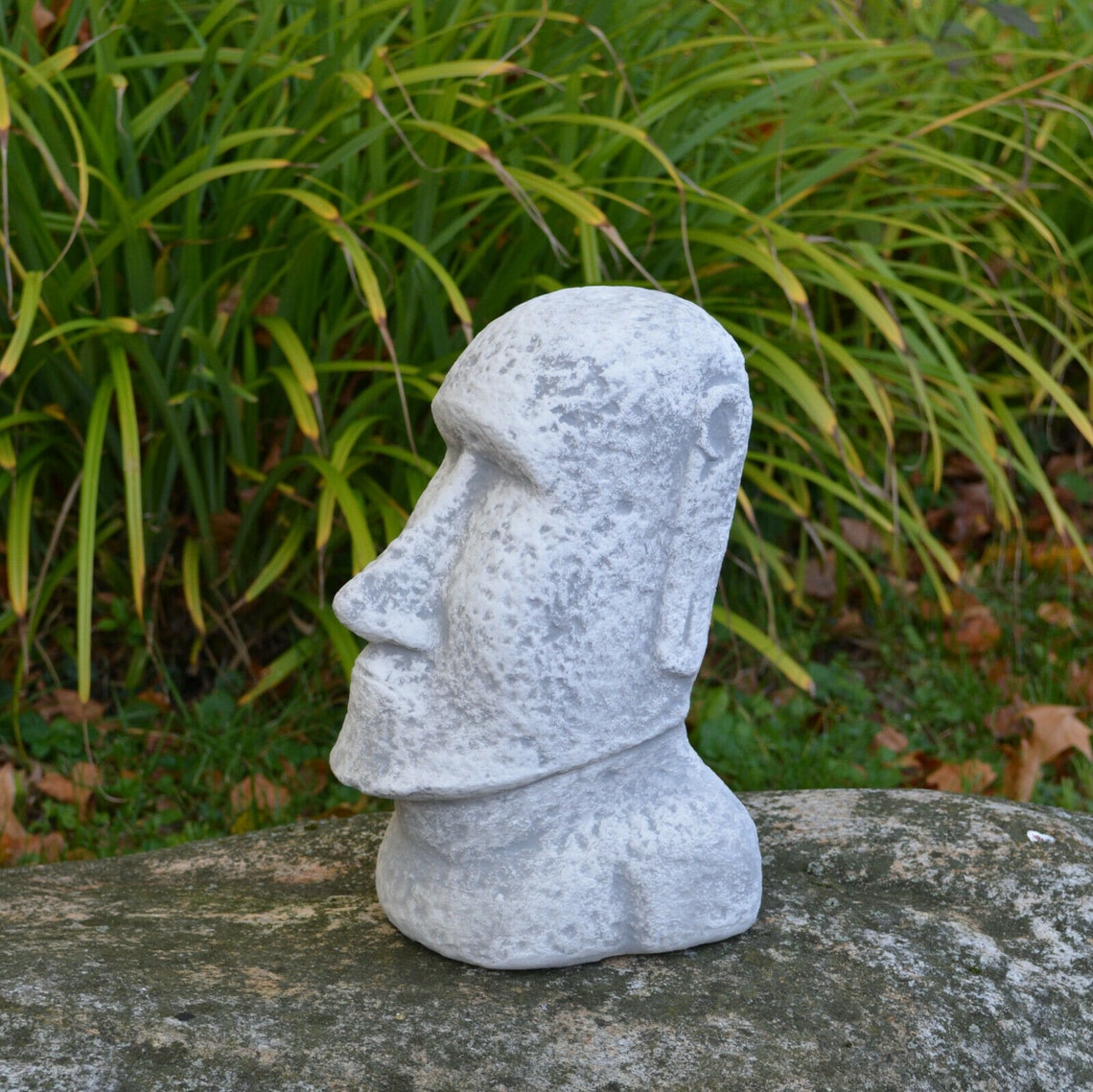 Moai Stein Kopf Moai Statue antiken Kopf Skulptur einzigartige Etsy