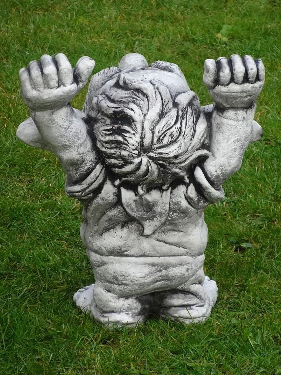 Large Troll Sculpture Troll Yawns Lawn Ornament Large Etsy