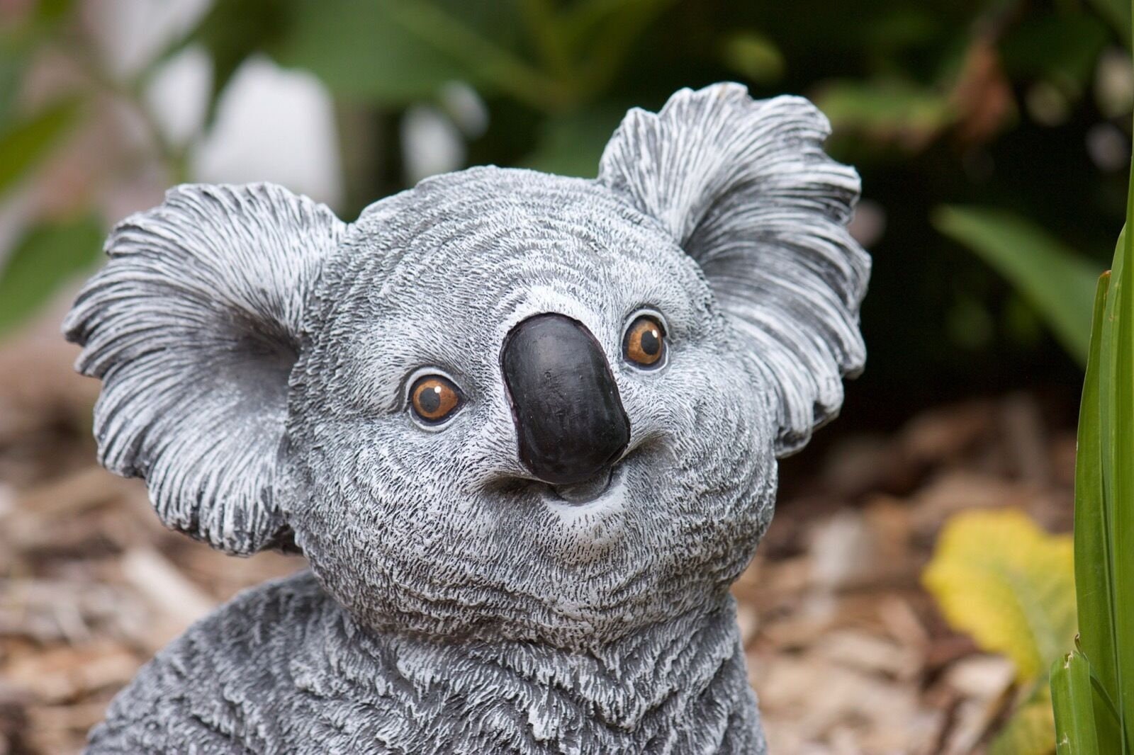 Koala Stone Statue Koala Bear Concrete Sculpture Baby Koala Etsy
