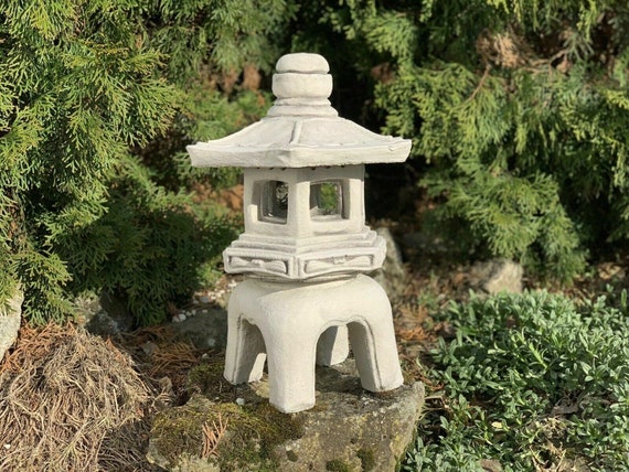 Linterna japonesa Pagoda Estatua Piedra Pagoda Escultura - Etsy España