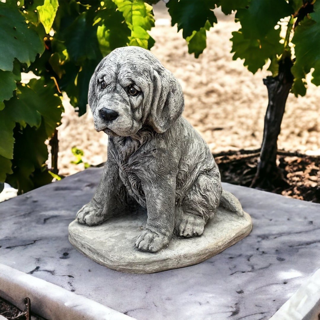 Concrete Sculpture Labrador Puppy Statue Labrador Retriever Etsy