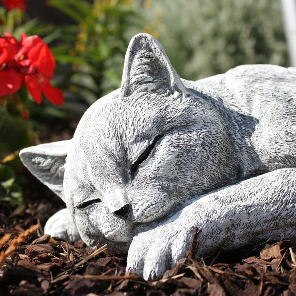 Cat Angel Statue Etsy
