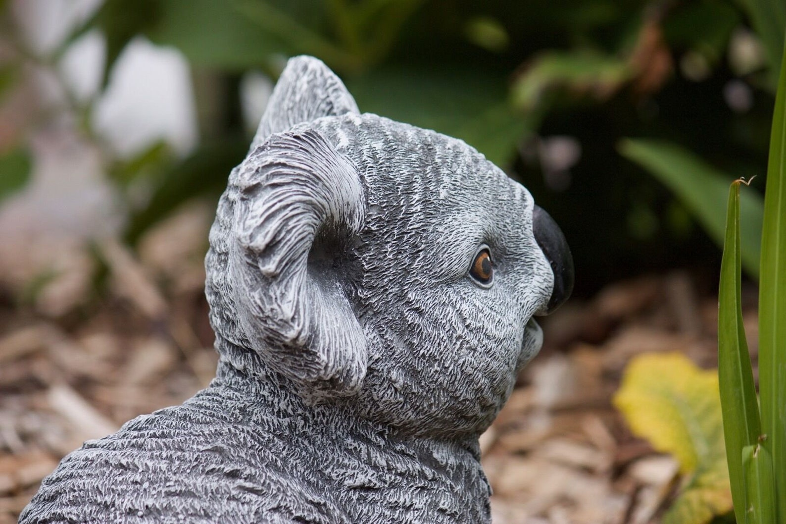 Koala Stone Statue Koala Bear Concrete Sculpture Baby Koala Etsy