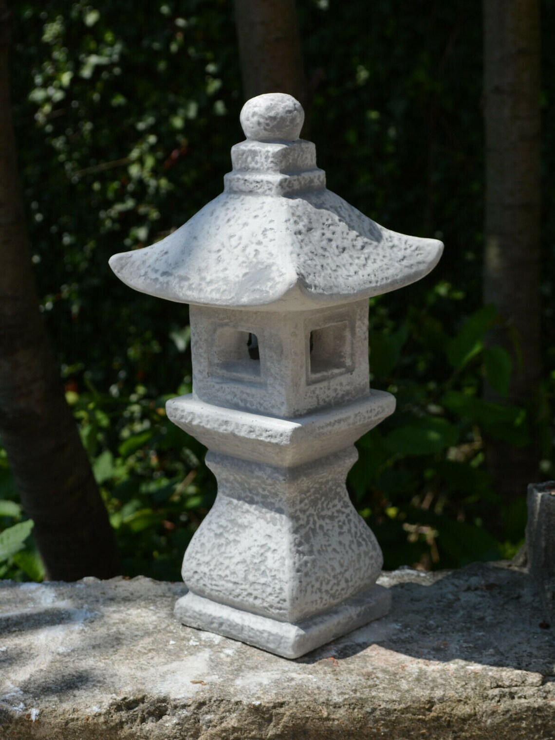 Stone Ornament Pagoda Statue Yard Sculpture Japanese Etsy