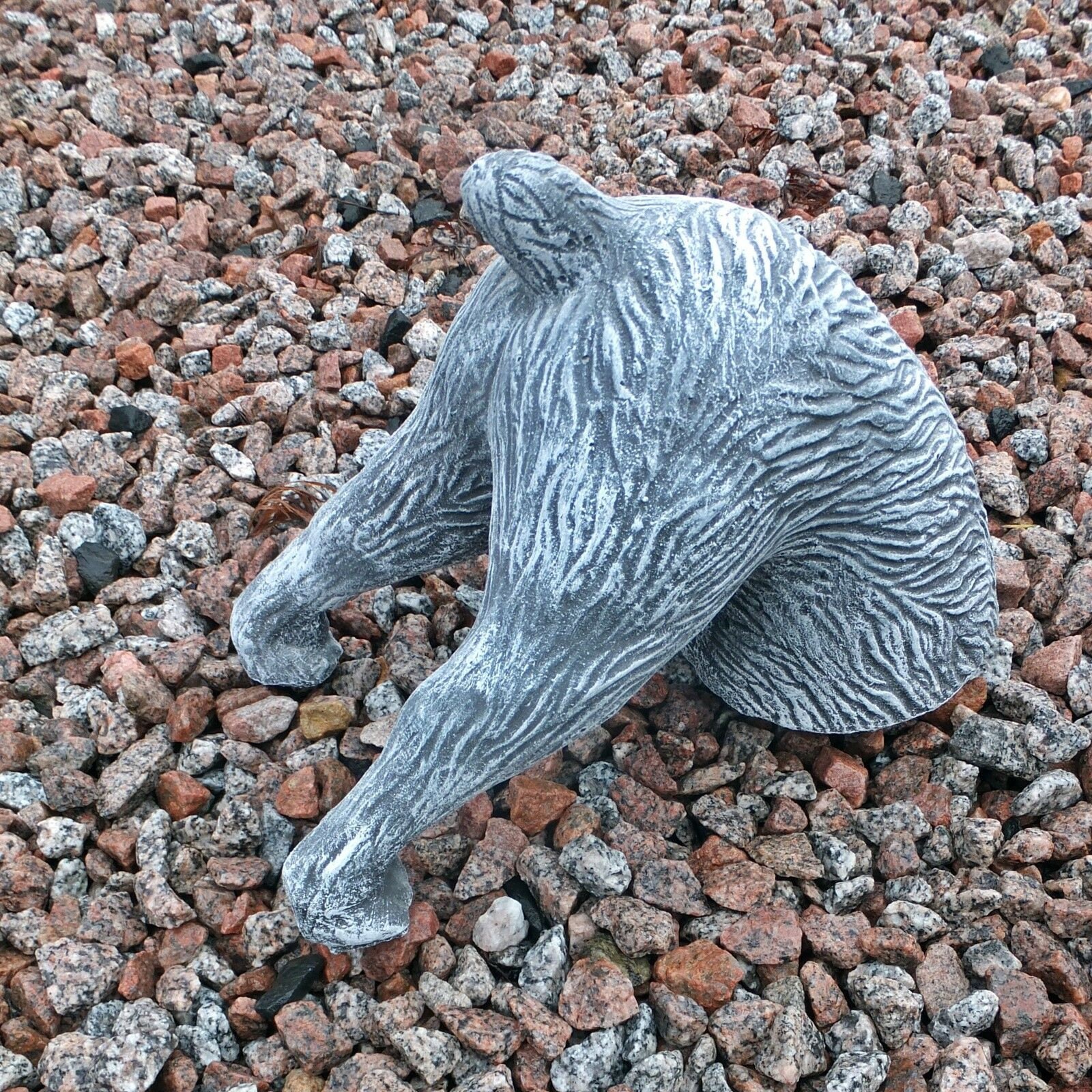 Hund Ass Statue Beton Hund Figur Stein Hund Skulptur Hund Etsy