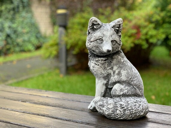 fox garden ornament
