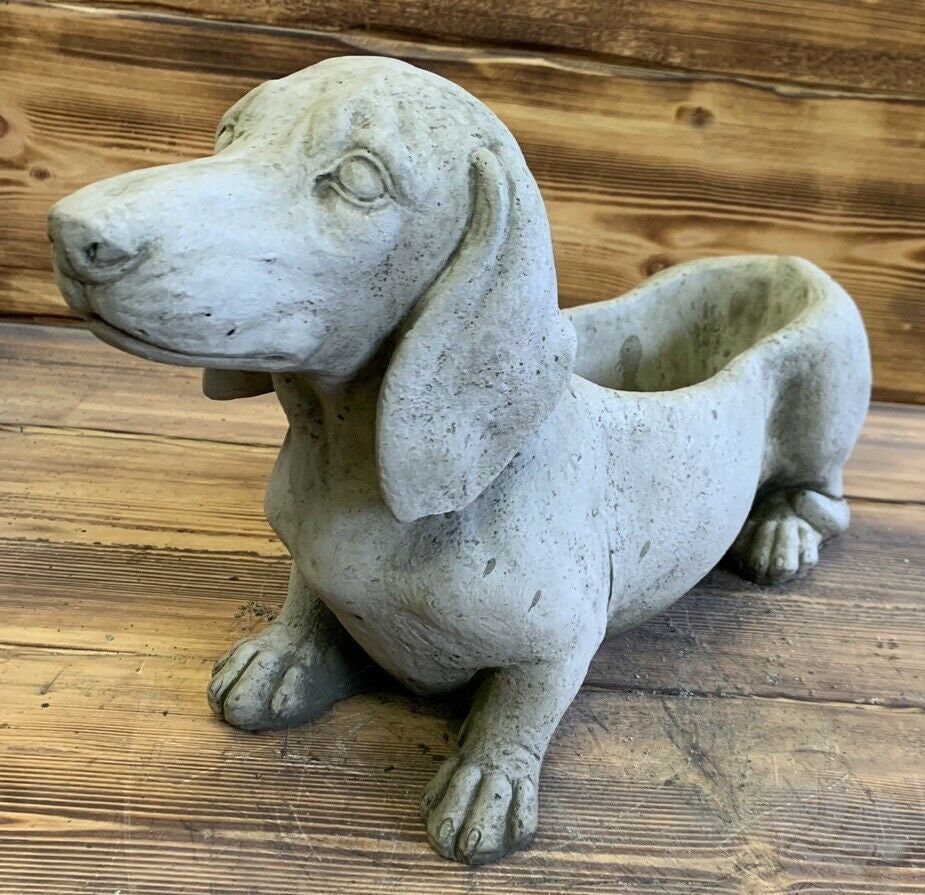 Dachshund Dog Figurine Garden Statue Pet Lover Gift Etsy
