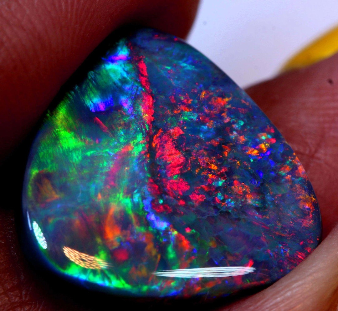 N2 7.95 Cts Cerified Black Opal INV-812 - Etsy