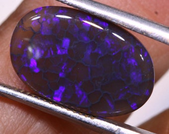 2.80 Cts Black Crystal Opal Stone L.Ridge Tbo-A4704