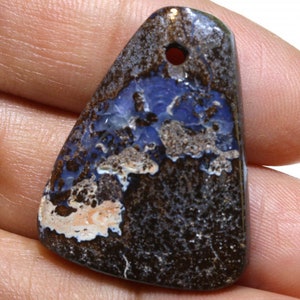 33.60 Cts Boulder Opal Drilled Pendant Ro-3250