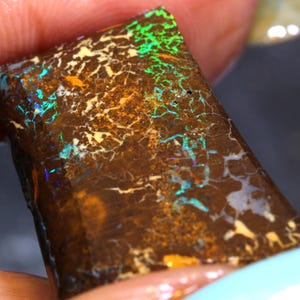 23.80 carats Boulder Matrix Opal Rough from Winton Australia