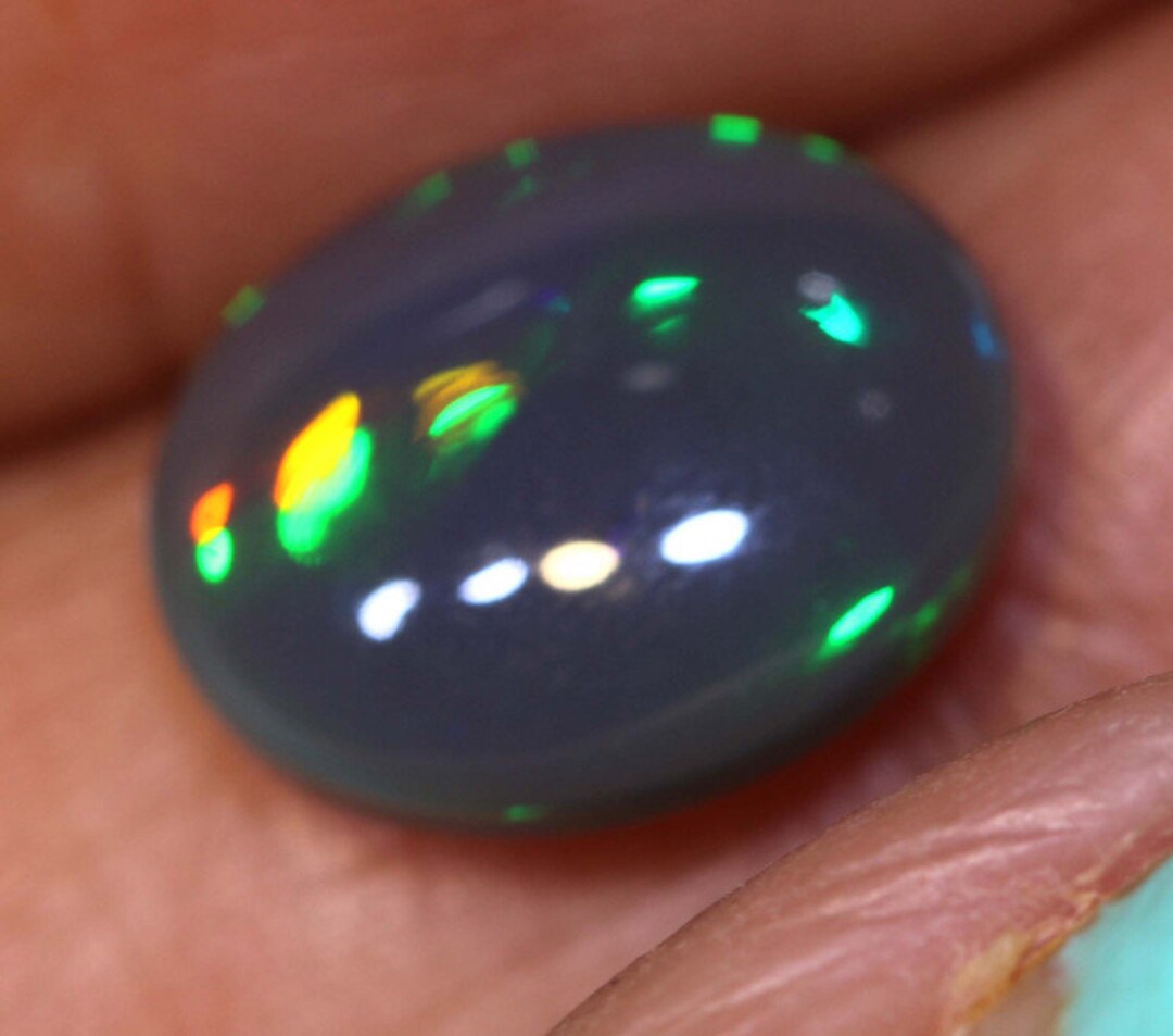 N4-1.95-CTS - Black Crystal Opal Polished Stone L.ridge TBO-A4416