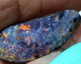 9.90cts Boulder Opal Polished Cut Stone TBO-A3625 Trueblueopals
