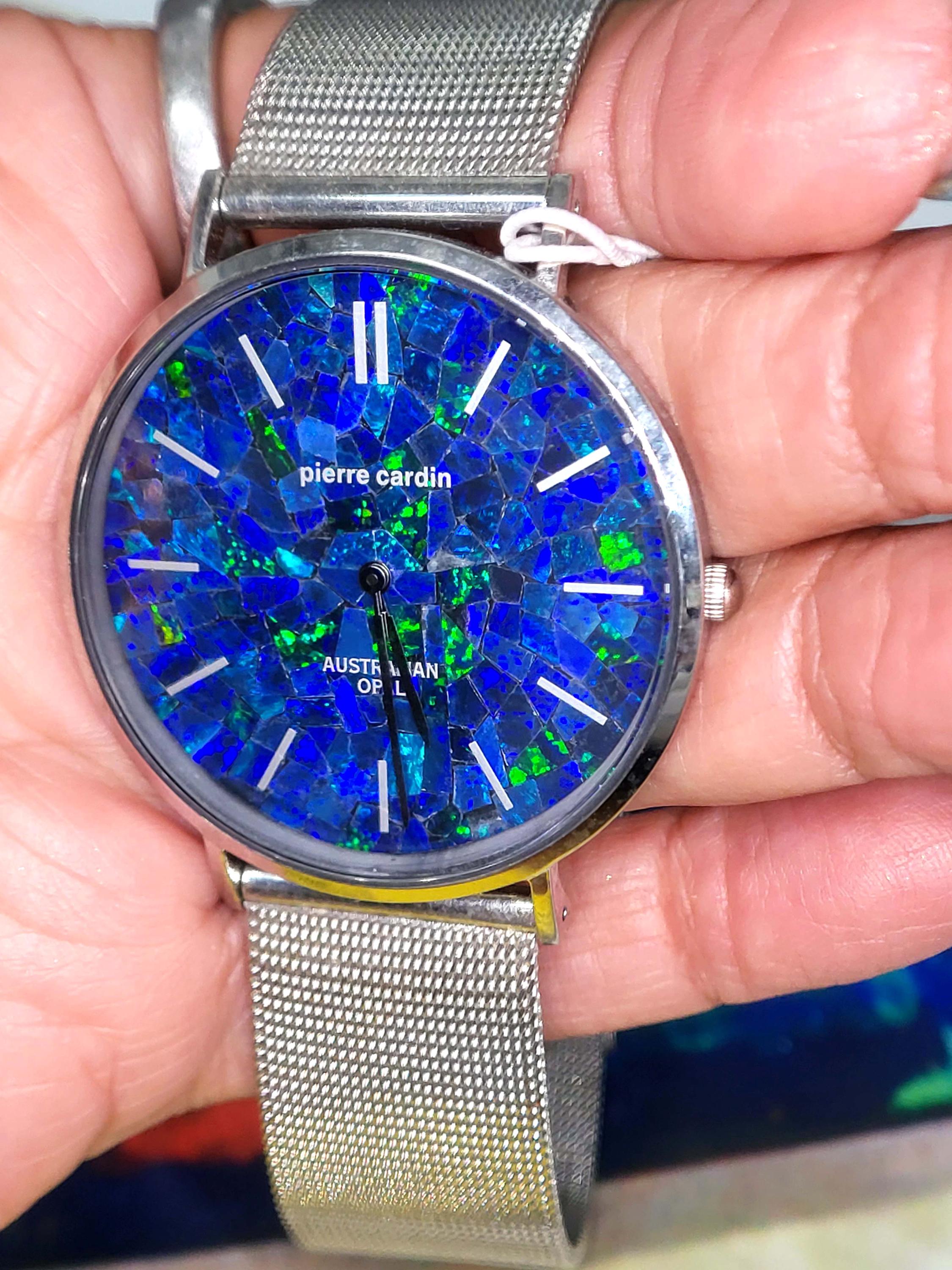 278 Cts Unisex Silver Opal Watch Mosiac OF-3975 - Etsy