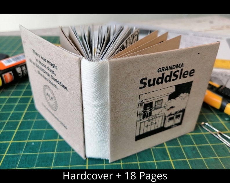 GRANDMA SuddSlee : Printable DIY Mini Popup Dollhouse Book Template, 12 house scenes, creative/inspirational/thoughtful/self-love gift image 3
