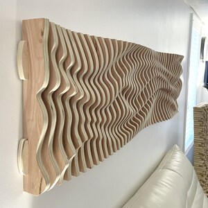 Parametric 3D Wave Wall Sculpture