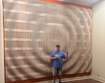 Music Studio Ripple Wave Wall  - 10' H x 13' W