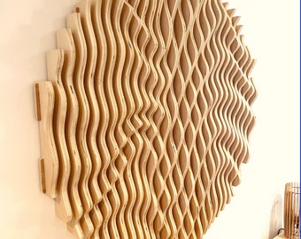 Panel acústico con ondas paramétricas 3D circulares de 1,2 m
