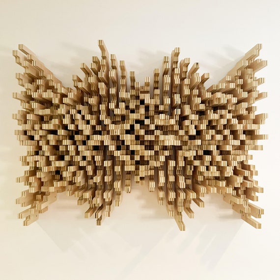 Modular Skyline Sound Diffuser Acoustic Parametric Panel Etsy Canada