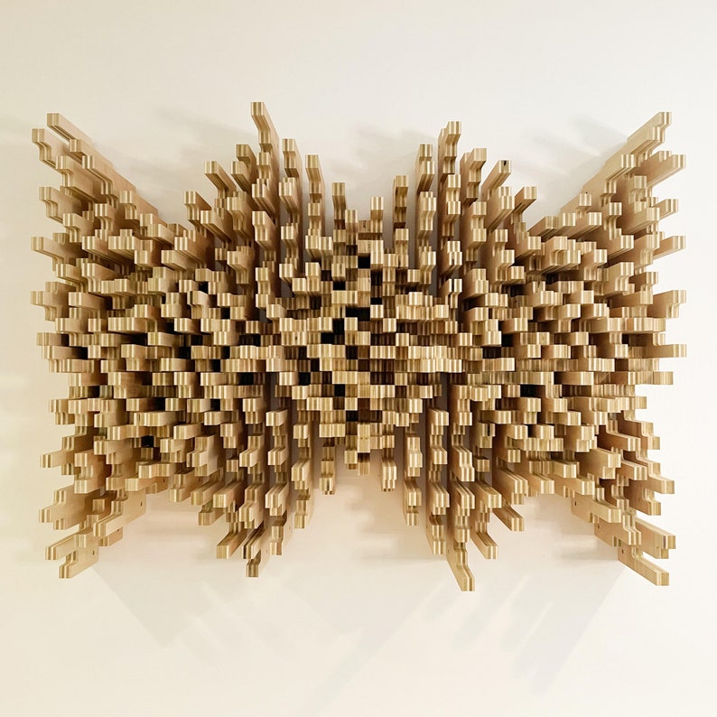 Modular Skyline Sound Diffuser Acoustic Parametric Panel 1.1kHz-9kHz image 1