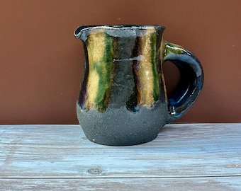 Pottery Pitcher – Handcrafted Black Clay Ceramic