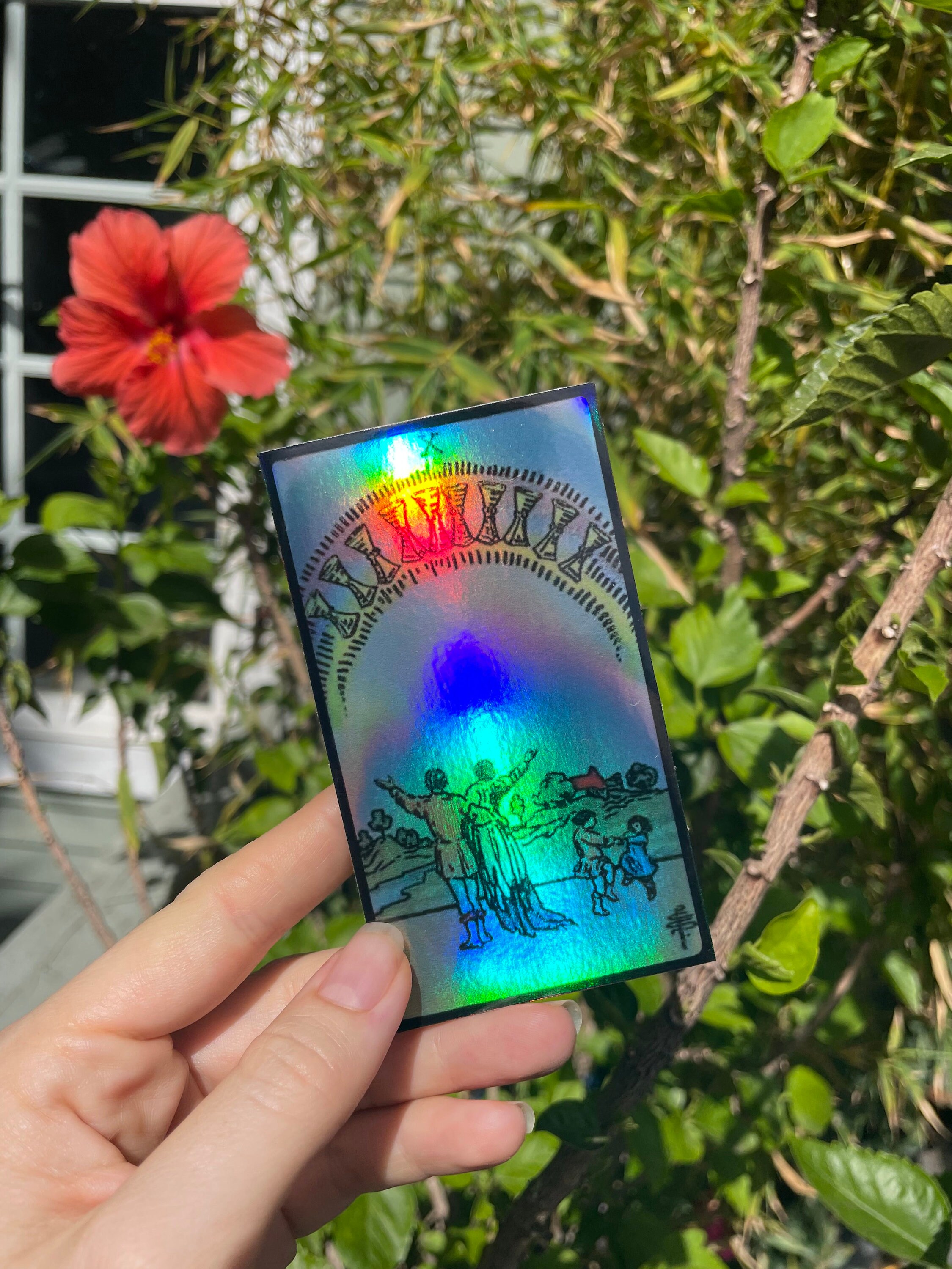 Rider Waite Tarot Deck Holographic - Etsy