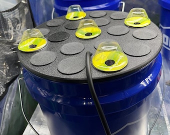 AeroGarden MUFGA iDOO Seed Pod Starter Lid for Lowes 2-Gallon Bucket