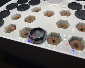 Seed Starter Tray Space Covers - Flexible with Precision Fit - Compatible with Bounty 2019 Harvest and Farm Starter Trays