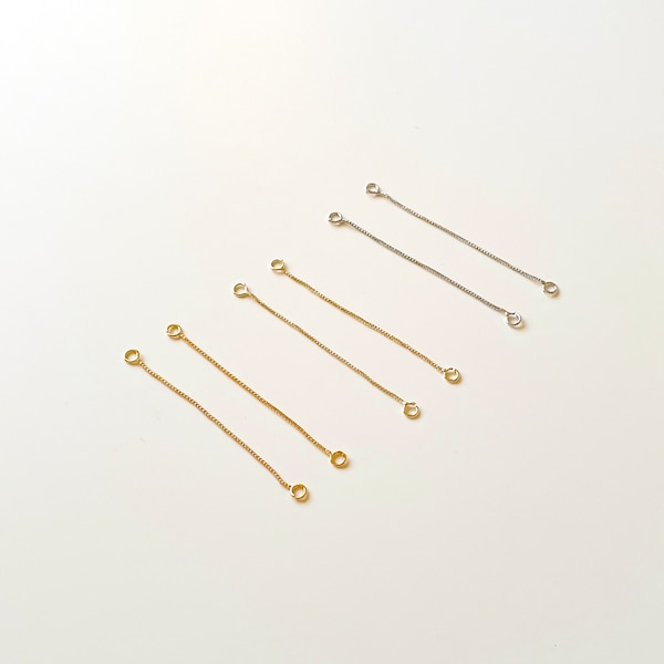 Gold Plated Thread Chain Connector with Loop, ear wire components  ear pendants, Earring findings, Earring supplies, Handmade Jewelry tool