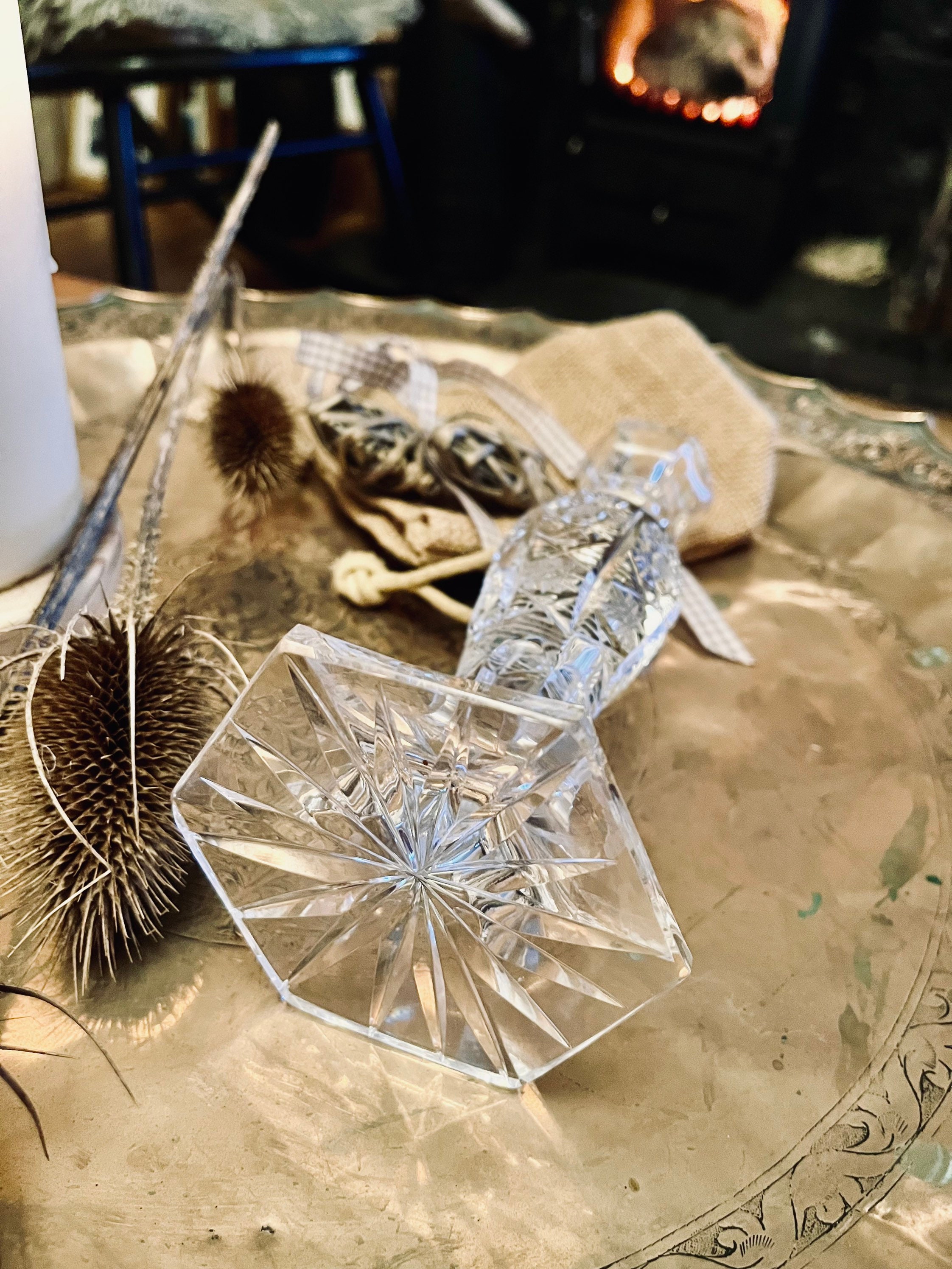 Bohemia Crystal Candle Holder Made in Czech Republic Etsy UK