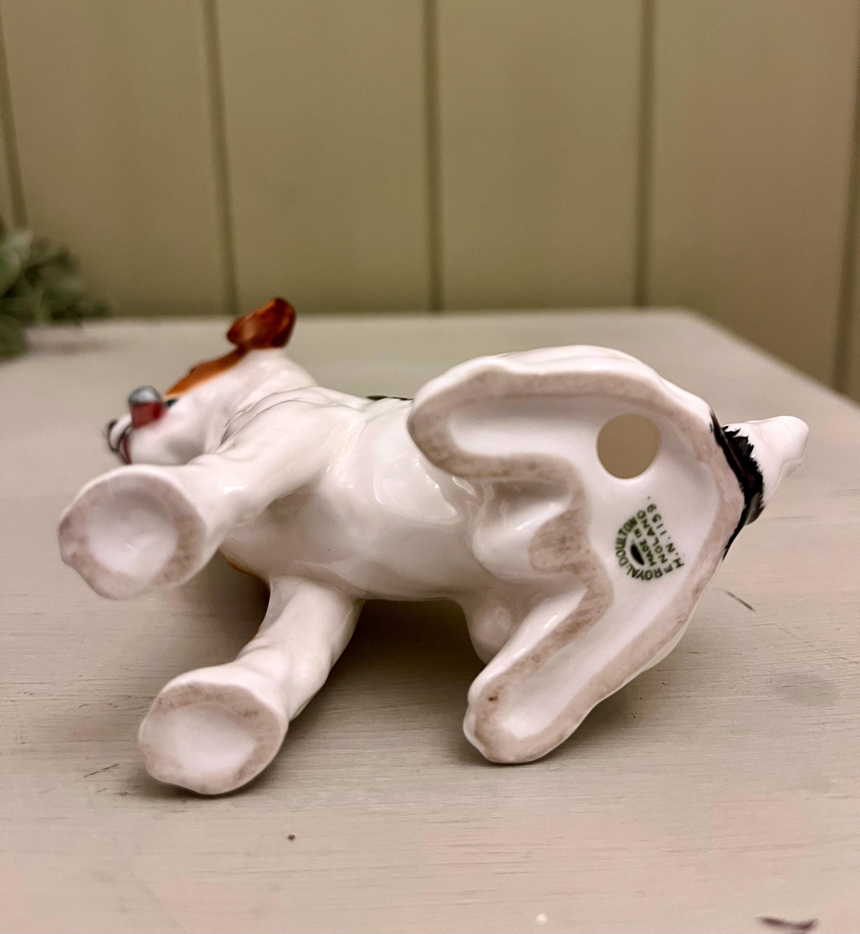 Vintage Royal Doulton Jack Russel Terrier Figurine: HN1159 Ceramic