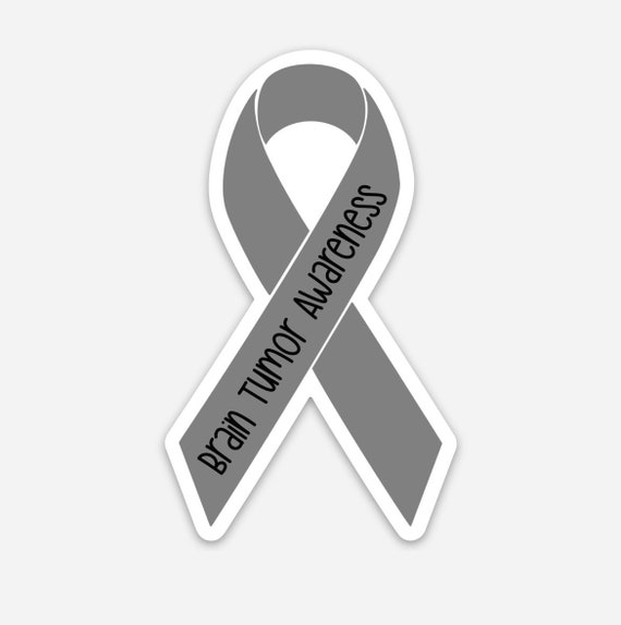 Brain Tumor Awareness Sticker Etsy