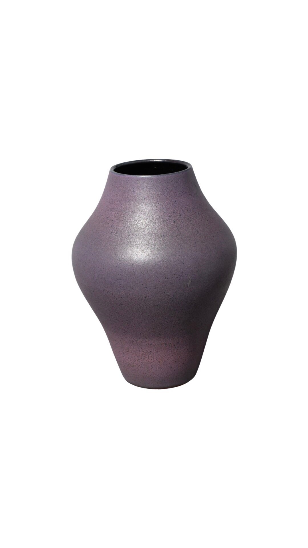 Tall Purple Ceramic Vase Violet Flower Vase Töpferhof Etsy