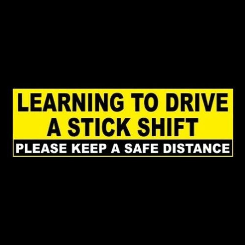 Driving Stick Shift Sticker - Etsy