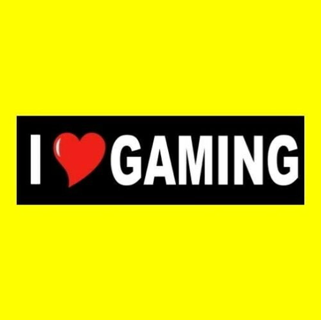 Buy Funny i LOVE Gaming Video Game Fanatic Bumper Online in India - Etsy